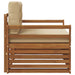 Set de canapele de exterior Lemn de acacia solid și poliester - WALTI WALTI