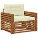 Set de canapele de exterior Lemn de acacia solid și poliester - WALTI WALTI