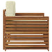 Set de canapele de exterior Lemn de acacia solid și poliester - WALTI WALTI