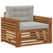 Set de canapele de exterior Lemn de acacia solid și poliester - WALTI WALTI