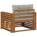 Set de canapele de exterior Lemn de acacia solid și poliester - WALTI WALTI