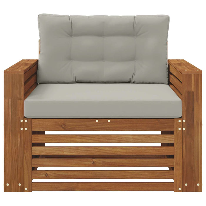 Set de canapele de exterior Lemn de acacia solid și poliester - WALTI WALTI