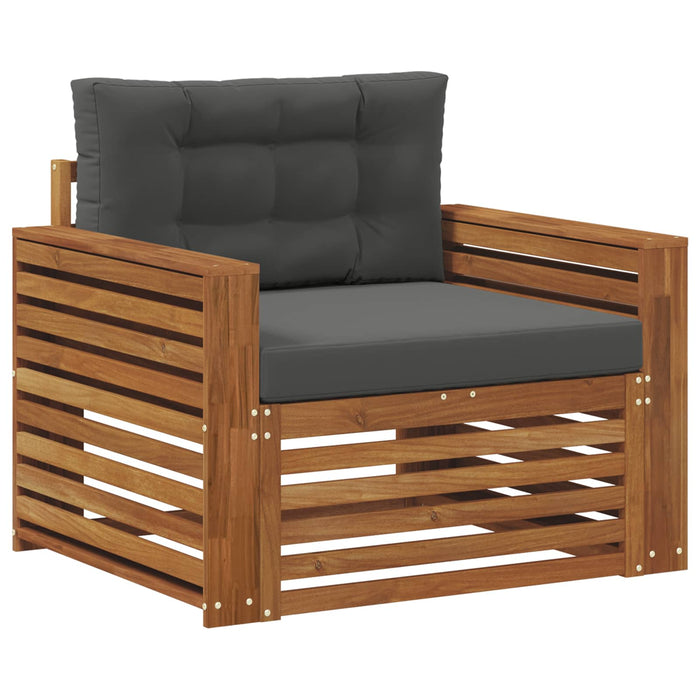 Set de canapele de exterior Lemn de acacia solid și poliester - WALTI WALTI