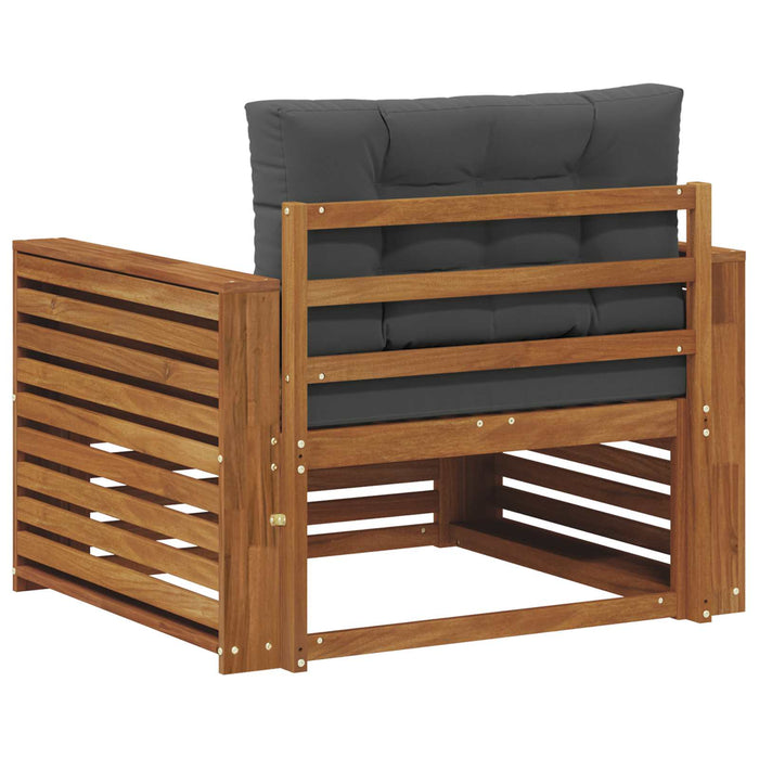 Set de canapele de exterior Lemn de acacia solid și poliester - WALTI WALTI