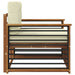 Set de canapele de exterior Lemn de acacia solid și poliester - WALTI WALTI