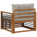 Set de canapele de exterior Lemn de acacia solid și poliester - WALTI WALTI
