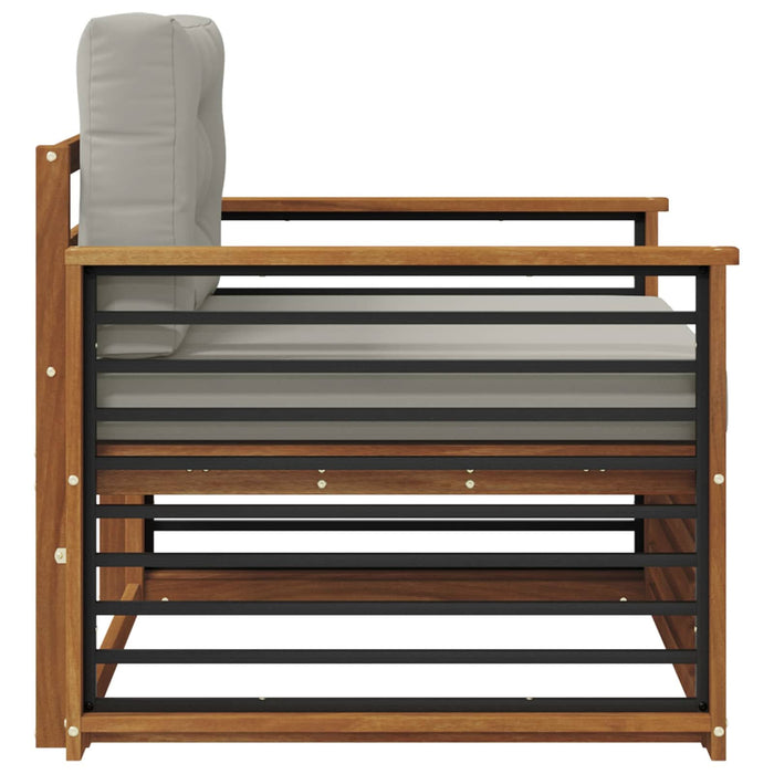 Set de canapele de exterior Lemn de acacia solid și poliester - WALTI WALTI