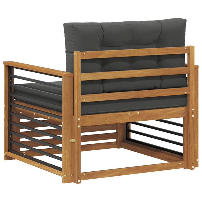 Set de canapele de exterior Lemn de acacia solid și poliester - WALTI WALTI