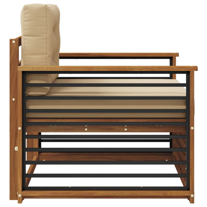 Set de canapele de exterior Lemn de acacia solid și poliester - WALTI WALTI