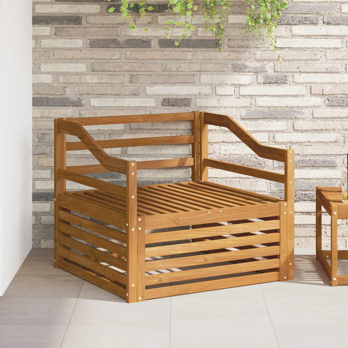 Set de canapele de exterior Lemn Solid de Acacia natural - WALTI WALTI