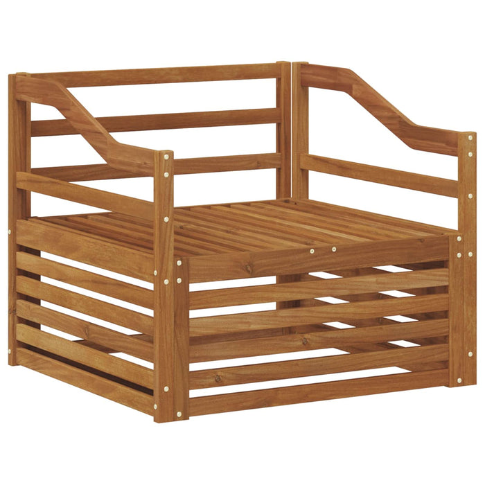 Set de canapele de exterior Lemn Solid de Acacia natural - WALTI WALTI