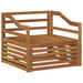 Set de canapele de exterior Lemn Solid de Acacia natural - WALTI WALTI