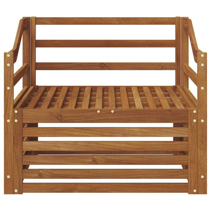 Set de canapele de exterior Lemn Solid de Acacia natural - WALTI WALTI