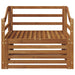Set de canapele de exterior Lemn Solid de Acacia natural - WALTI WALTI