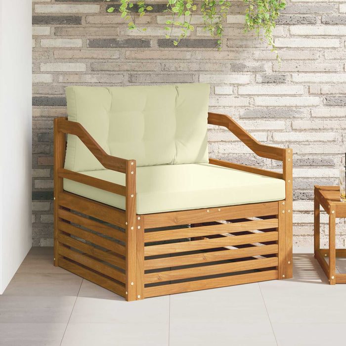 Set de canapele de exterior Lemn Solid de Acacia natural - WALTI WALTI