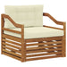 Set de canapele de exterior Lemn Solid de Acacia natural - WALTI WALTI