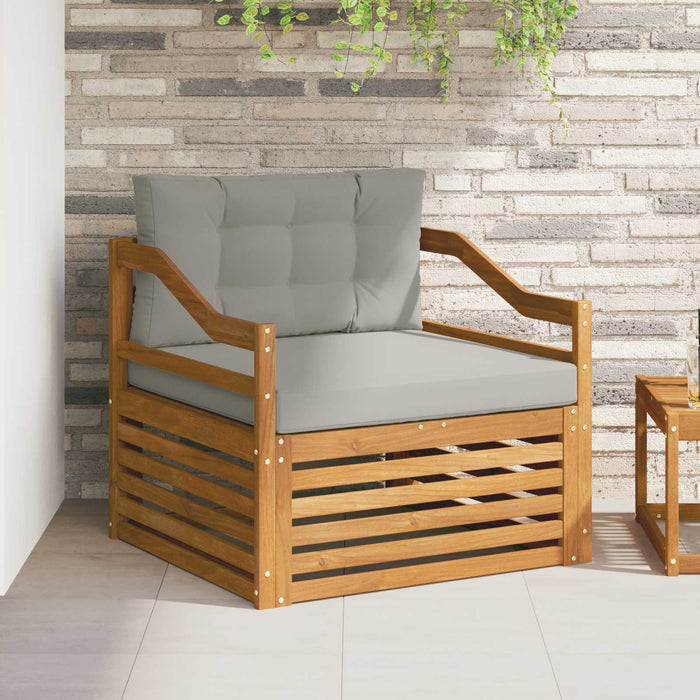 Set de canapele de exterior Lemn Solid de Acacia natural - WALTI WALTI