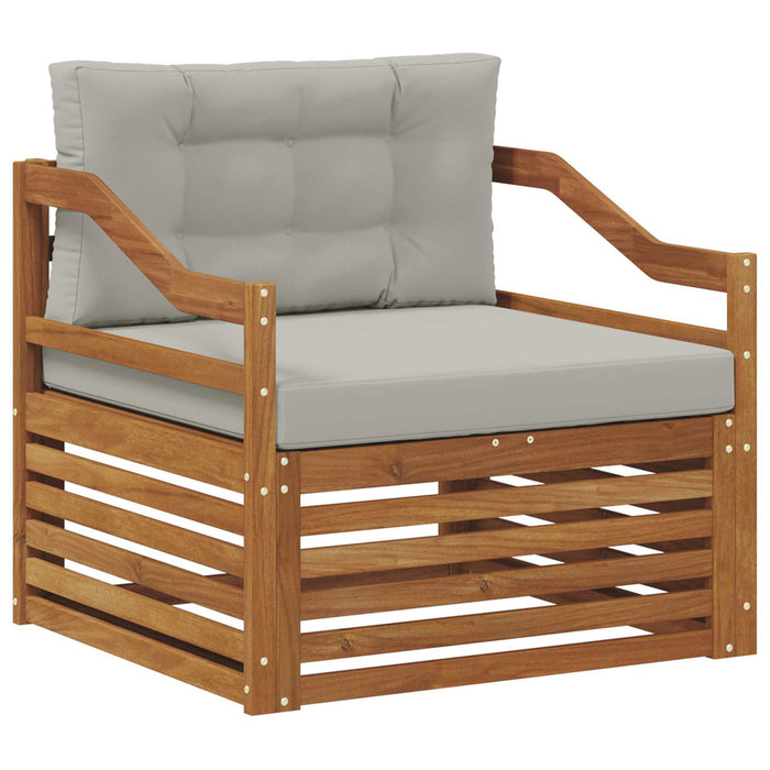 Set de canapele de exterior Lemn Solid de Acacia natural - WALTI WALTI