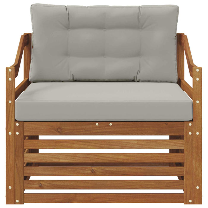 Set de canapele de exterior Lemn Solid de Acacia natural - WALTI WALTI