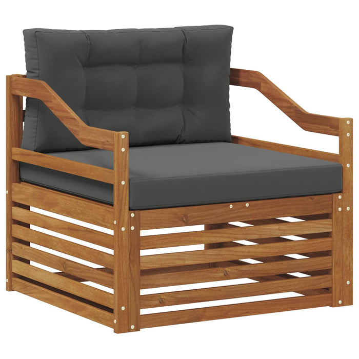 Set de canapele de exterior Lemn Solid de Acacia natural - WALTI WALTI