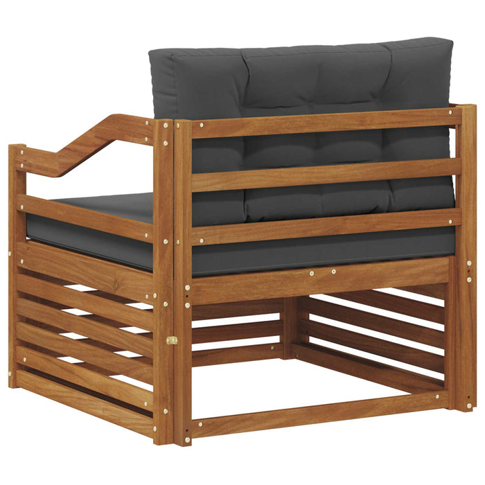 Set de canapele de exterior Lemn Solid de Acacia natural - WALTI WALTI