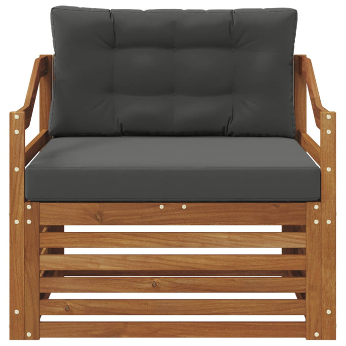 Set de canapele de exterior Lemn Solid de Acacia natural - WALTI WALTI