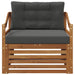 Set de canapele de exterior Lemn Solid de Acacia natural - WALTI WALTI