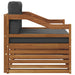 Set de canapele de exterior Lemn Solid de Acacia natural - WALTI WALTI
