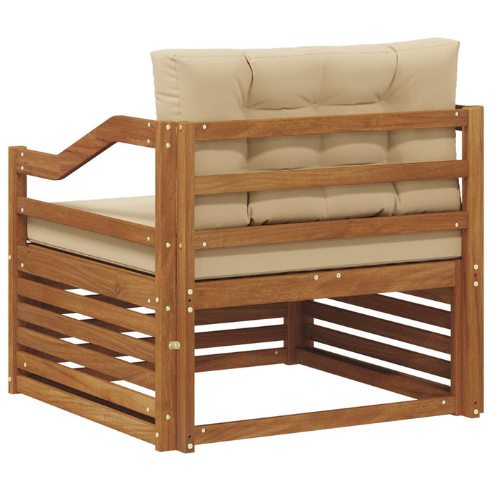Set de canapele de exterior Lemn Solid de Acacia natural - WALTI WALTI