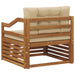 Set de canapele de exterior Lemn Solid de Acacia natural - WALTI WALTI