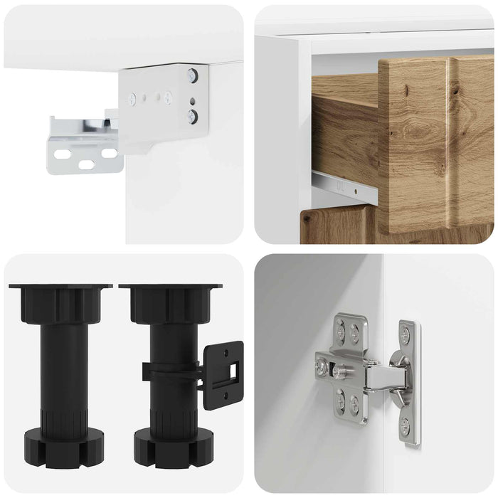 Unitate de bucătărie LUCCA 8 pcs Stejar Artizanal WALTI