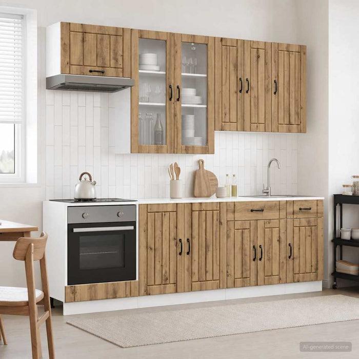 Unitate de bucătărie LUCCA 8 pcs Stejar Artizanal WALTI
