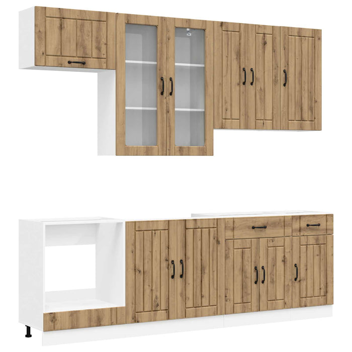 Unitate de bucătărie LUCCA 8 pcs Stejar Artizanal WALTI