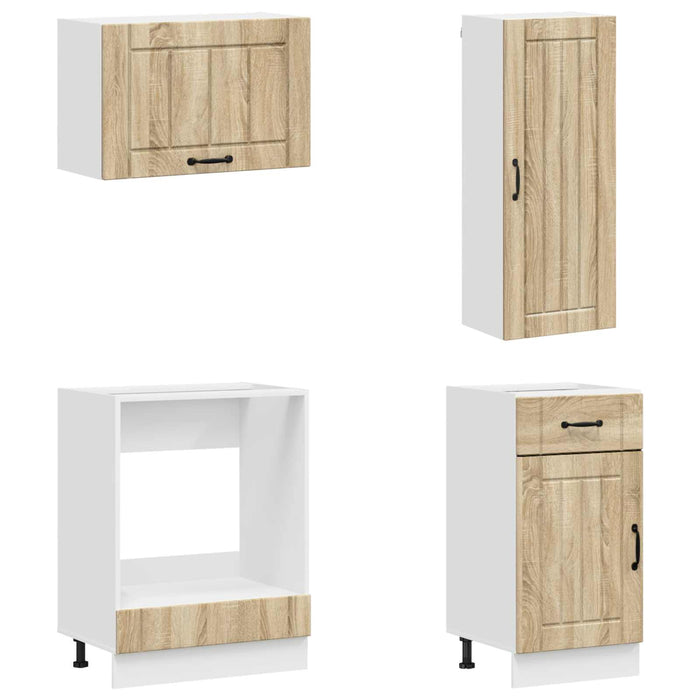 Unitate de bucătărie LUCCA 8 pcs Stejar Sonoma Lemn prelucrat WALTI