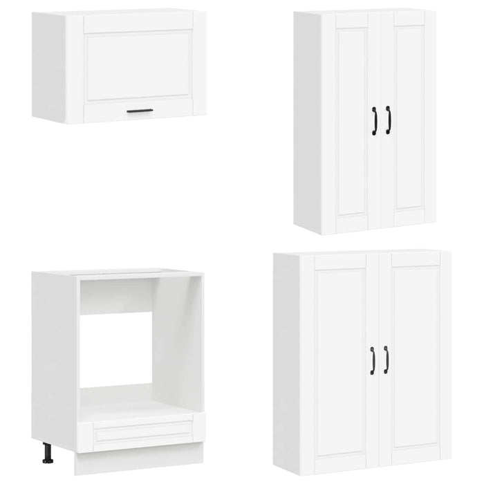 Unitate de bucătărie PORTO 8 pcs Alb Lemn prelucrat WALTI