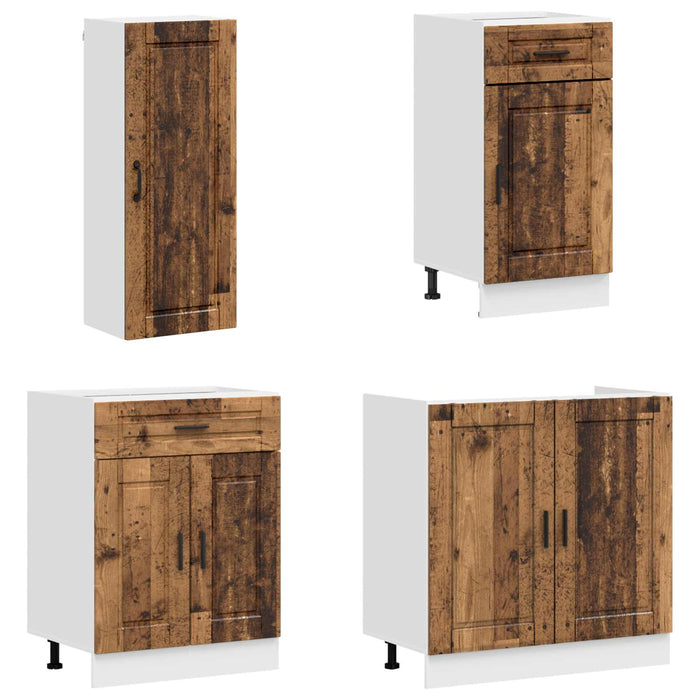 Unitate de bucătărie PORTO 8 pcs Lemn vechi Lemn prelucrat WALTI