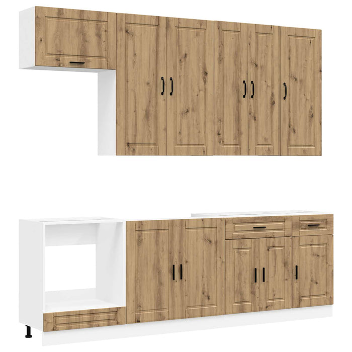 Unitate de bucătărie PORTO 8 pcs Stejar Artizanal WALTI