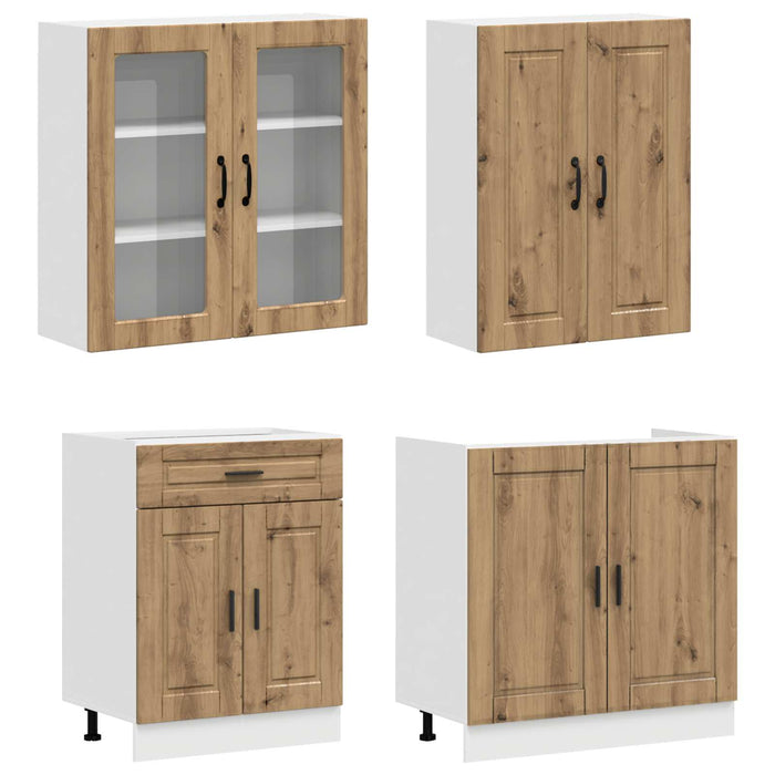 Unitate de bucătărie PORTO 8 pcs Stejar Artizanal WALTI