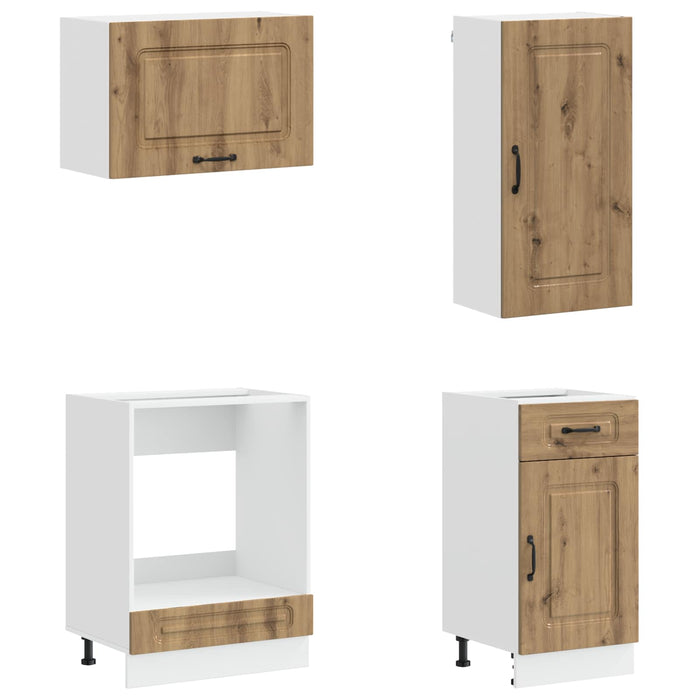 Unitate de bucătărie KALMAR 8 pcs Stejar Artizanal - WALTI WALTI
