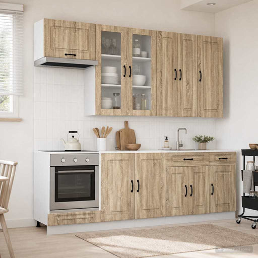 Unitate de bucătărie KALMAR 8 pcs Stejar Sonoma Lemn prelucrat - WALTI WALTI
