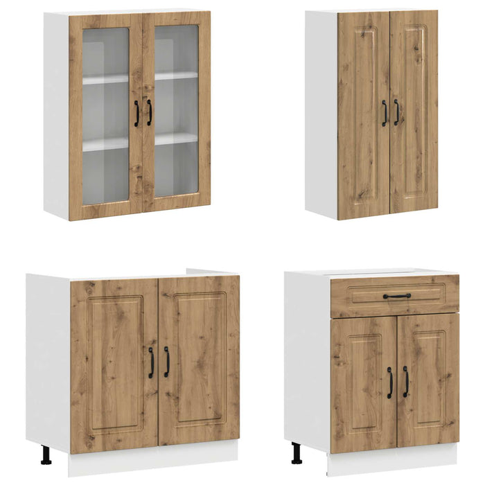 Unitate de bucătărie KALMAR 8 pcs Stejar Artizanal WALTI