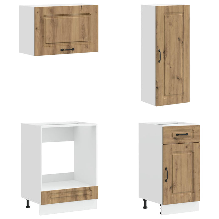 Unitate de bucătărie KALMAR 8 pcs Stejar Artizanal WALTI