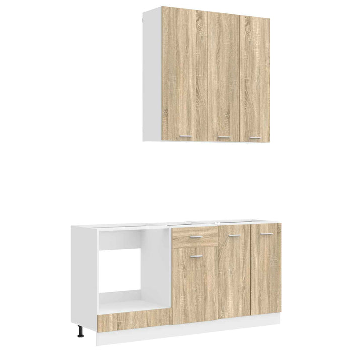 Unitate de bucătărie LYON 5 pcs Stejar Sonoma Lemn prelucrat - WALTI WALTI