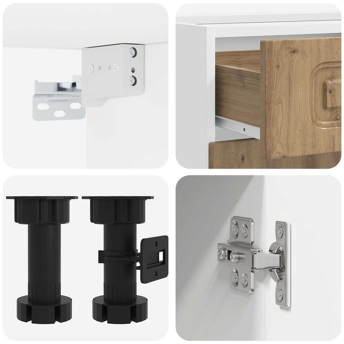 Unitate de bucătărie KALMAR 5 pcs Stejar Artizanal WALTI