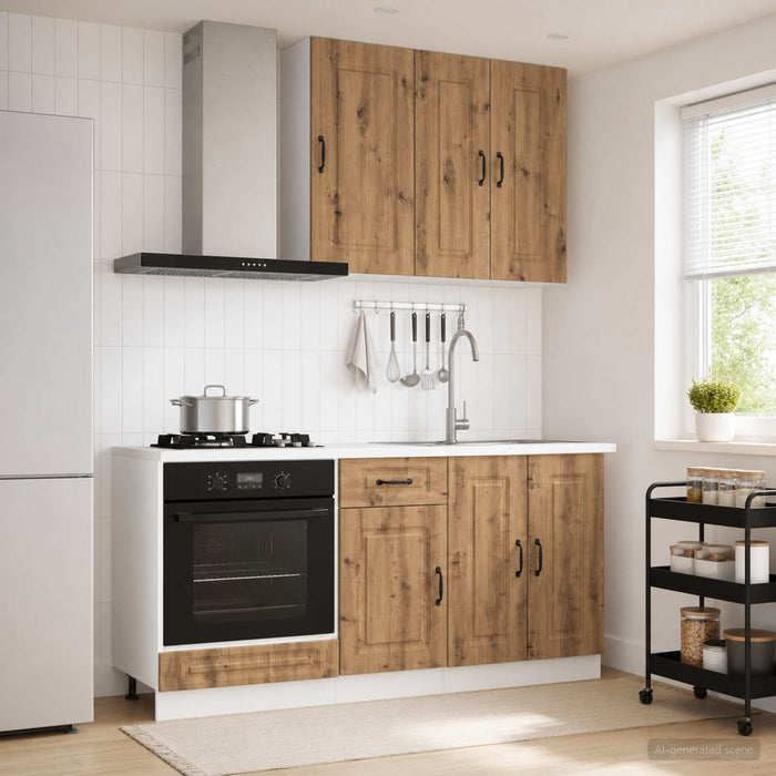 Unitate de bucătărie KALMAR 5 pcs Stejar Artizanal WALTI