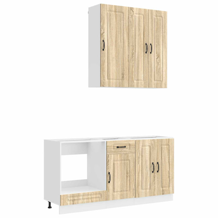Unitate de bucătărie KALMAR 5 pcs Stejar Sonoma Lemn prelucrat WALTI