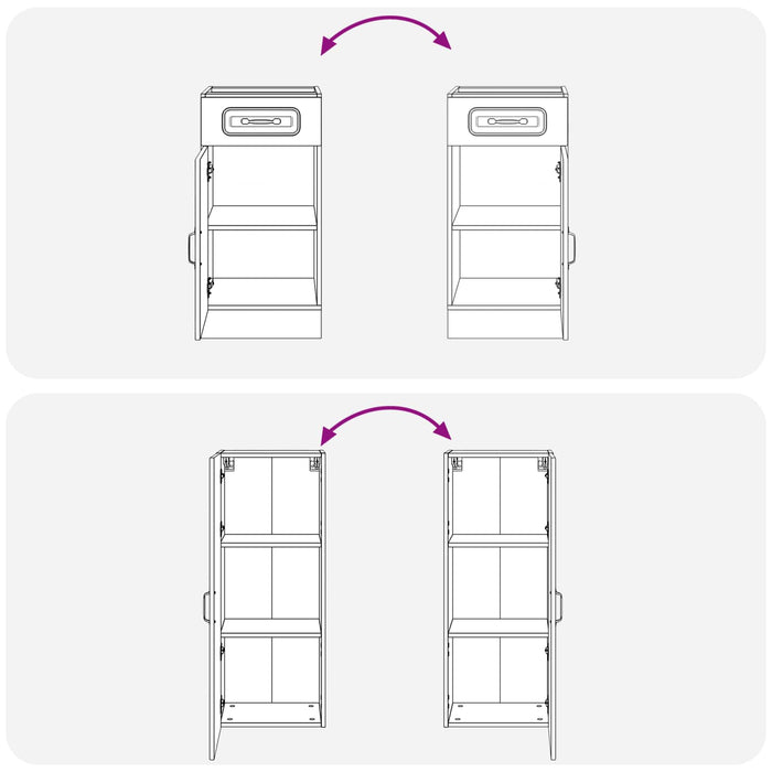 Unitate de bucătărie KALMAR 5 pcs Lemn vechi Lemn prelucrat WALTI