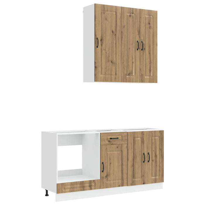 Unitate de bucătărie KALMAR 5 pcs Stejar Artizanal WALTI