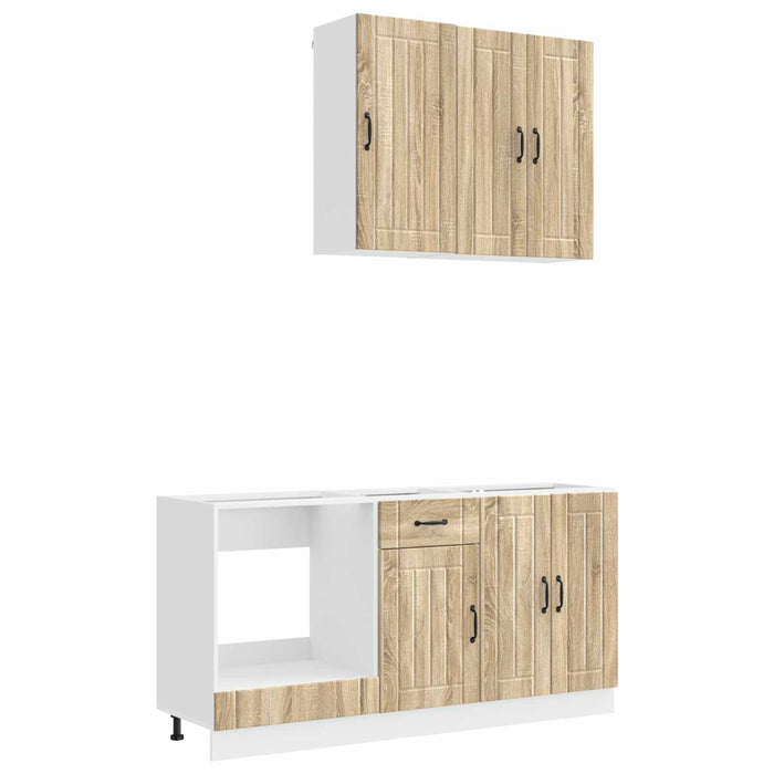Unitate de bucătărie LUCCA 5 pcs Stejar Sonoma Lemn prelucrat WALTI