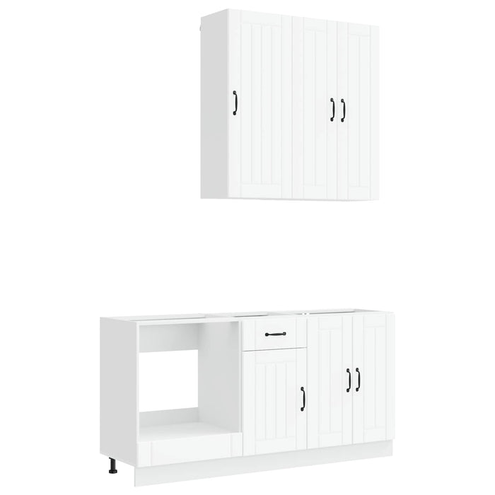 Unitate de bucătărie LUCCA 5 pcs Alb - WALTI WALTI